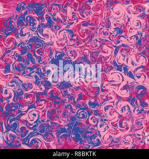 Marble colorfull abstract background. Digital painted paper or textile marbled texture. Stock Vector