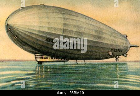 LZ 127 Graf Zeppelin, 1928, (1932). Creator: Unknown Stock