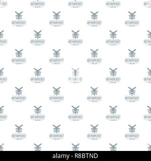 Spine orthopedic pattern vector seamless Stock Vector