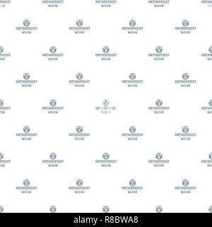 Orthopedic tool pattern vector seamless Stock Vector