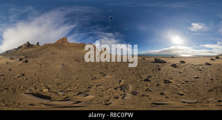 360 degree panoramic view of Cape Tegetthoff, Hall Island, Franz Josef Land