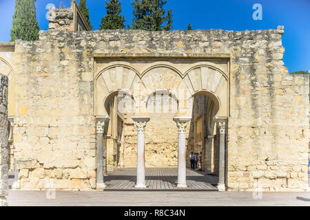 Medina Azahara - Moorish archeological site next to Cordoba, Andalusia, Spain Stock Photo