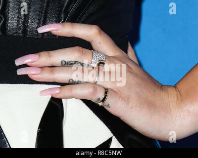 MANHATTAN, NEW YORK CITY, NY, USA - AUGUST 20: Rapper Iggy Azalea wearing a Fausto Puglisi dress arrives at the 2018 MTV Video Music Awards held at the Radio City Music Hall on August 20, 2018 in Manhattan, New York City, New York, United States. (Photo by Xavier Collin/Image Press Agency) Stock Photo