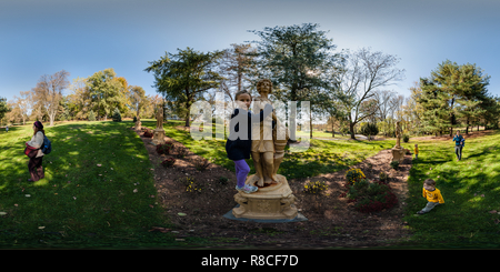 360 degree panoramic view of Hershey Gardens-Four Seasons, Hershey, PA