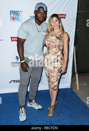 Baseball player Yasiel Puig and girlfriend, Andrea de la Torre shopping in  Beverly Hills Featuring: Yasiel Puig, Andrea de la Torre Where: Los  Angeles, California, United States When: 31 Aug 2015 C