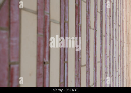 Brick and Stone patterned wall Stock Photo