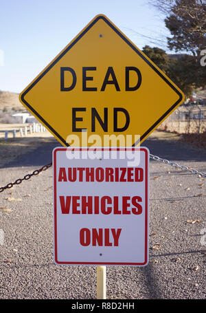 Los Angeles 'DEAD END' Embossed Street Sign