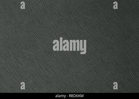 Natural dark green leather texture on macro. Stock Photo