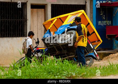 Updie down triceycle at Iquitos,Peru Stock Photo