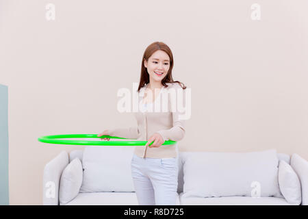 Beautiful young woman's daily life concept photo 102 Stock Photo