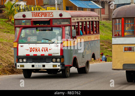 Public bus in Iquitos,Peru Stock Photo