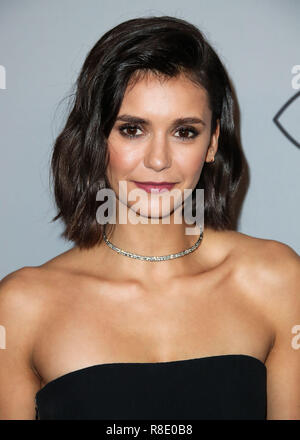 BEVERLY HILLS, LOS ANGELES, CA, USA - JANUARY 07: Nina Dobrev at the 2018 InStyle And Warner Bros. Pictures Golden Globe Awards After Party held at The Beverly Hilton Hotel on January 7, 2018 in Beverly Hills, Los Angeles, California, United States. (Photo by Xavier Collin/Image Press Agency) Stock Photo