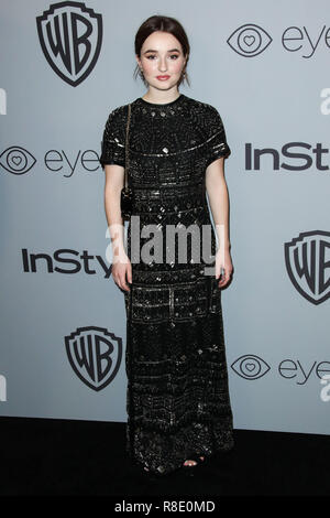 BEVERLY HILLS, LOS ANGELES, CA, USA - JANUARY 07: Kaitlyn Dever at the 2018 InStyle And Warner Bros. Pictures Golden Globe Awards After Party held at The Beverly Hilton Hotel on January 7, 2018 in Beverly Hills, Los Angeles, California, United States. (Photo by Xavier Collin/Image Press Agency) Stock Photo