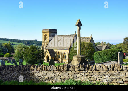 Church of St.Barnabas, Snowshill, Gloucestershire, England, United Kingdom Stock Photo