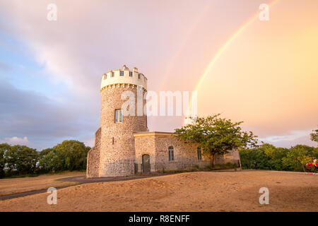 Clifton Observatory, camera obscura, Bristol rainbow Stock Photo