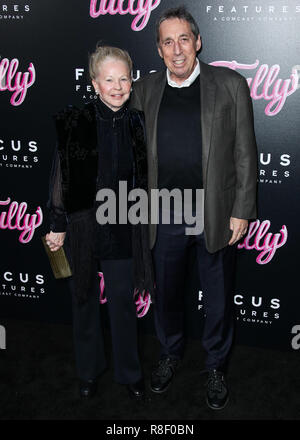 LOS ANGELES, CA, USA - APRIL 18: Genevieve Robert, Ivan Reitman at the Los Angeles Premiere Of Focus Features' 'Tully' held at Regal Cinema L.A. Live Stadium 14 on April 18, 2018 in Los Angeles, California, United States. (Photo by Xavier Collin/Image Press Agency) Stock Photo