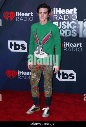 Drake Bell attending the 2018 iHeartRadio Music Awards Stock Photo - Alamy