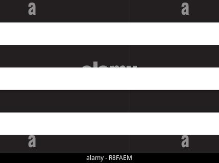 Vector pattern striped horizontal black and white background Stock Vector