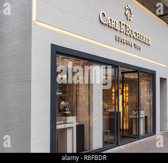 Hong Kong April 7 2019 Carl F. Bucherer store in Hong Kong