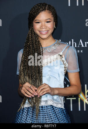 Storm Reid attending the premiere of Walt Disney Pictures and Lucasfilm