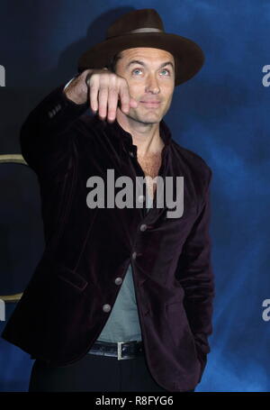 'Fantastic Beasts: The Crimes of Grindelwald' UK Premiere at Cineworld Leicester Square, London  Featuring: Jude Law Where: London, United Kingdom When: 13 Nov 2018 Credit: WENN.com Stock Photo