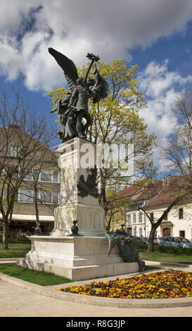 Statue of Independence War in Budapest. Hungary Stock Photo