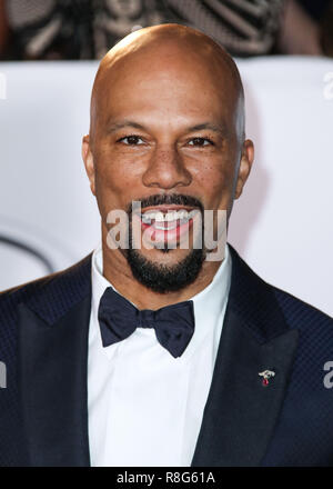 PASADENA, LOS ANGELES, CA, USA - JANUARY 15: Common at the 49th NAACP Image Awards held at the Pasadena Civic Auditorium on January 15, 2018 in Pasadena, Los Angeles, California, United States. (Photo by Xavier Collin/Image Press Agency) Stock Photo