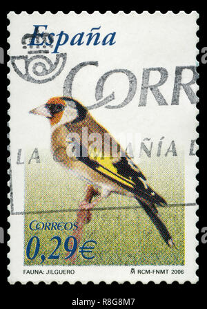 Postage stamps from Spain in the  series issued in Stock Photo