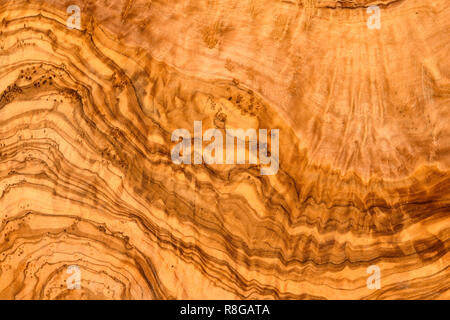 Close up of olive wood texture background. Stock Photo