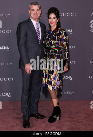 LOS ANGELES, CA, USA - NOVEMBER 04: Antony Ressler, Jami Gertz arrive at the 2017 LACMA Art + Film Gala held at the Los Angeles County Museum of Art on November 4, 2017 in Los Angeles, California, United States. (Photo by Xavier Collin/Image Press Agency) Stock Photo