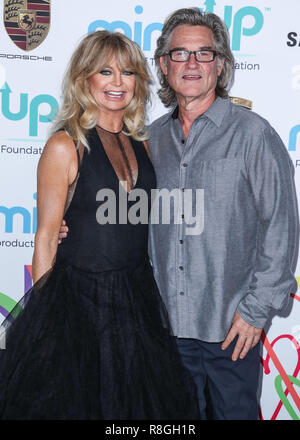 BEVERLY HILLS, LOS ANGELES, CA, USA - NOVEMBER 03: Actress Goldie Hawn and husband Kurt Russell arrive at Goldie's Love In For Kids 2017 held at Ron Burkle's Green Acres Estate on November 3, 2017 in Beverly Hills, Los Angeles, California, United States. (Photo by Xavier Collin/Image Press Agency) Stock Photo