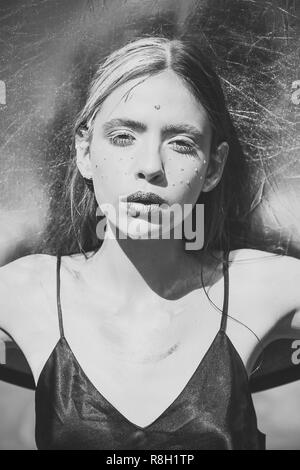 Body paint Black and White Stock Photos & Images - Alamy