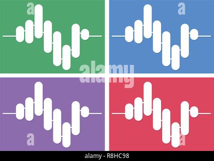 Sound wave icon concept Stock Vector