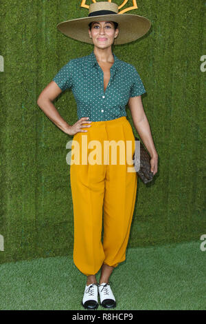 PACIFIC PALISADES, LOS ANGELES, CA, USA - OCTOBER 14: Tracee Ellis Ross at the 8th Annual Veuve Clicquot Polo Classic Los Angeles held at Will Rogers State Historic Park on October 14, 2017 in Pacific Palisades, Los Angeles, California, United States. (Photo by Xavier Collin/Image Press Agency) Stock Photo