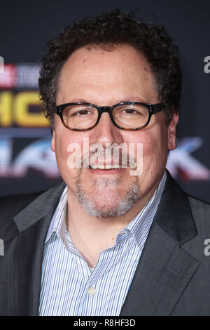 HOLLYWOOD, LOS ANGELES, CA, USA - OCTOBER 10: Jon Favreau at the World Premiere Of Disney And Marvel's 'Thor: Ragnarok' held at the El Capitan Theatre on October 10, 2017 in Hollywood, Los Angeles, California, United States. (Photo by Xavier Collin/Image Press Agency) Stock Photo