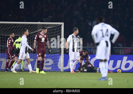 Turin, Italy. 15th December 2018.  Torino, Italia  Sport Calcio ESCLUSIVA TORINO FC Torino vs Juventus - Campionato di calcio Serie A TIM 2018/2019 - stadio Olimpico Grande Torino. Nella foto:-Sirigu  Photo LaPresse - Fabio Ferrari November 15, 2018 Turin, Italy sport soccer EXCLUSIVE TORINO FC Torino vs Juventus - Italian Football Championship League A TIM 2018/2019 - Olimpico Grande Torino stadium. In the pic:Sirigu Credit: LaPresse/Alamy Live News Stock Photo