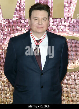 Oct 23, 2018  - Mike Myers attending Bohemian Rhapsody World Premiere, SSE Arena, Wembley in London, UK Stock Photo