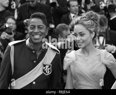 Jermaine Jackson attends The Beguiled screening during the 70th annual Cannes Film Festival at Palais des Festivals on May 24, 2017 in Cannes, France. Stock Photo