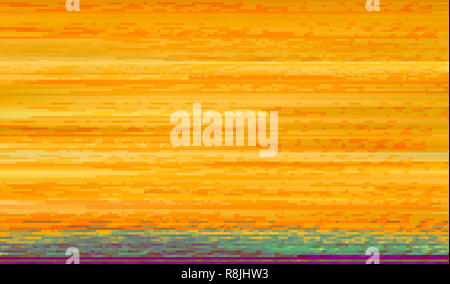 horizontal lines pixels background abstract corrupted computer digital file Stock Photo