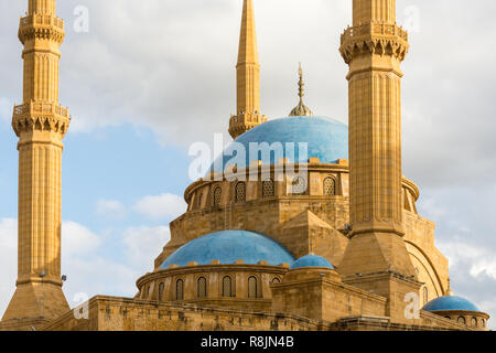 Mohammad al-Amin mosque, Beirut downtown, central distrcit, Lebanon Stock Photo
