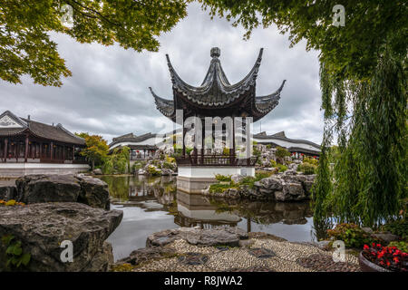 Dunedin, Chinese Garden, South Island, New Zealand Stock Photo