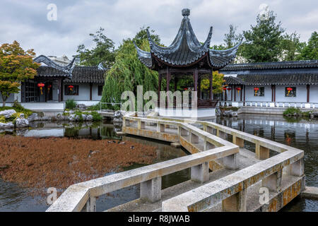 Dunedin, Chinese Garden, South Island, New Zealand Stock Photo