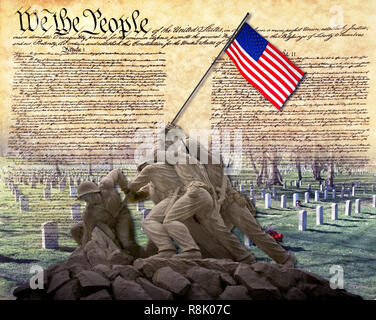 We the People and the American way. Stock Photo