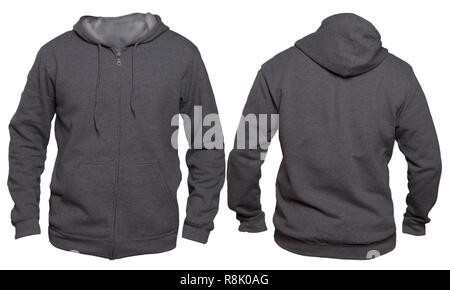 Download Blank sweatshirt mock up isolated. Female wear plain hoodie mockup. Plain hoody design ...