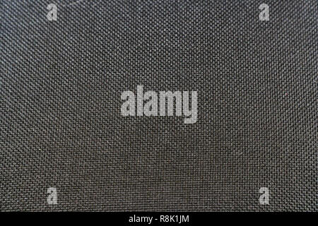 Texture of roughly woven grey fabric for background Stock Photo