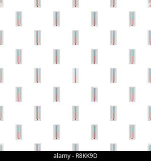 Thermometer pattern seamless vector repeat for any web design Stock Vector