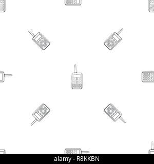 Talkie radio icon. Outline illustration of talkie radio vector icon for web design isolated on white background Stock Vector