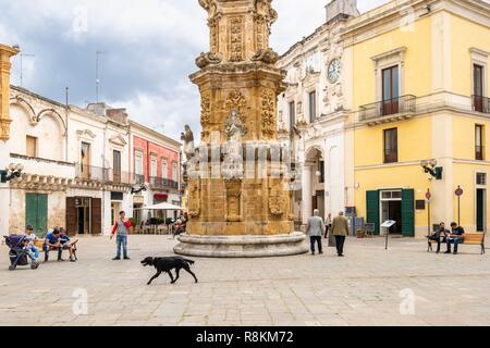 Piazza Salandra (Salandra Square) Nardò, Italy Stock Photo - Alamy