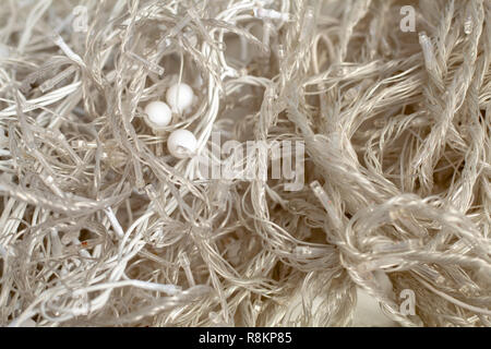 wires lead to lights on a strand of christmas bulbs. Stock Photo