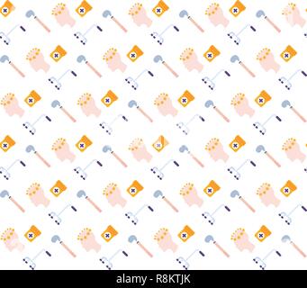 orthopedic walking stick concussion dizziness cigarette pills tube icon healthcare medical service logo medicine symbol concept seamless pattern flat Stock Vector